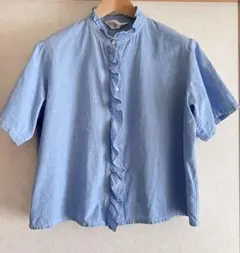 専用 midiumi フリルショートハーフスリーブシャツ