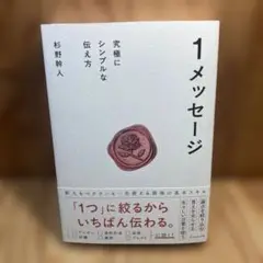 1メッセージ : 究極にシンプルな伝え方
