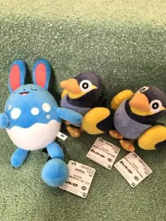 ポケモン　ぬいぐるみ　コイキング　カイデン　シャリタツ　まとめ売り 超人気破格！ポケモンぬいぐるみ～コイキング・カイデン