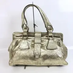 CHLOE クロエ トートバッグ ゴールド レザー ブランド レディース