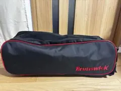 美品 Brunswick ボーリング ケース キャリー 3way 3個収納 美品 Brunswick ボーリング ケース キャリー 3way 3個収納