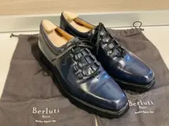 【極美品】ベルルッティ　Berluti　ウルティマ　バーガンディ　9ハーフ 極美品】ベルルッティ Berluti ウルティマ バーガンディ 9ハーフ