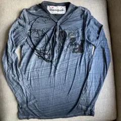 【美品】Desigual デシグアル　ロンT カットソー　Sサイズ