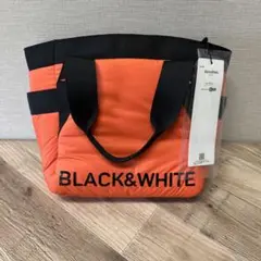 新品未使用　ブラック&ホワイト　保冷バック