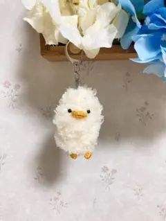 もけもけひよこキーホルダー