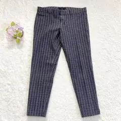 美品★ 【バナナリパブリック】 コットン カジュアルパンツ （2S） ストライプ