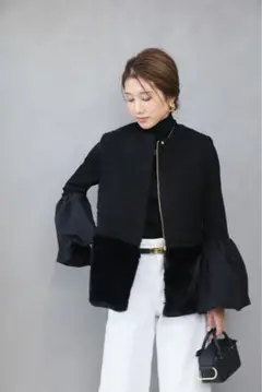 emdot.エムドット 2way fur gilet