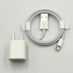 Apple 純正 電源アダプター A1385 ライトニングケーブル セット
