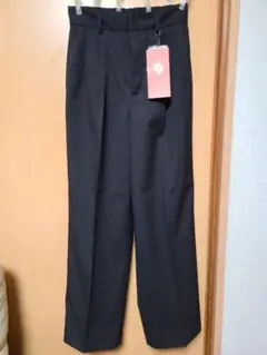 GLOBAL WORK ブラック ストレートパンツ