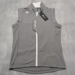 【未使用・タグ付き】DESCENTE グレー ノースリーブベスト M