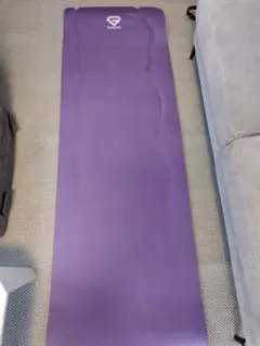 GronG 紫色 ヨガマット ストラップ付き
