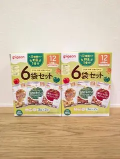 pigeon 12ヶ月離乳食 6袋セット×2箱