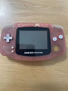 ゲームボーイアドバンス クリアピンク 本体