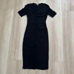 H&M ロングワンピース　ワンピース　ブラック　Sサイズ