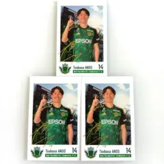 松本山雅 山ガチャ 2025 プレーヤーズミニフォトカード 14番 安藤翼選手