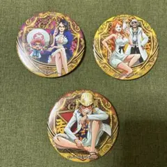 ワンピース　 輩　缶バッジ FILM GOLD フィルム ゴールド 3個セット
