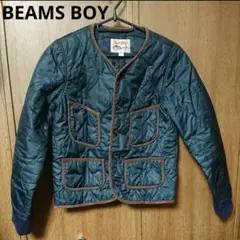 BEAMS BOY キルティングジャケット ネイビー