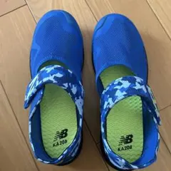 マリンシューズNew Balance サンダル 23cm 青/カモフラージュ