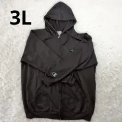 Champion チャンピオンブラック フード付きジップアップパーカー 2XL