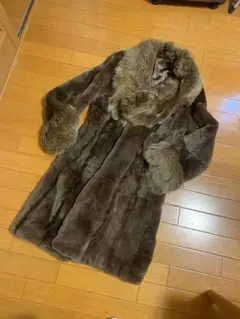 超美品レッキスサンドフォックス毛皮コート