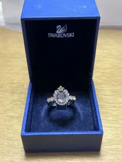 ★SWAROVSKI　スワロフスキー　リング52【12号】シルバー　ゴールド