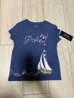 ラルフローレン　Tシャツ　90 紺　ネイビー　船　マリン　新品未使用