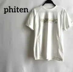 phiten ホワイト ラグランシャツ