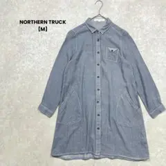 a2111＊NORTHERN TRUCK ギンガムチェックシャツ【M】綿100%