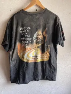 90s グッドレギュラー　古着　HIRAM WALKER　LAVA Tシャツ　黒