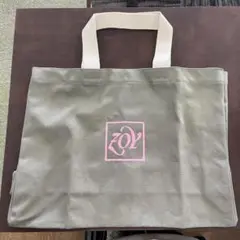 ZOY(ゾーイ) ロゴ入り!! トートバッグ カーキ