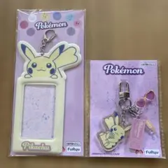 メスピカチュウフォトケース、バッグチャームセット
