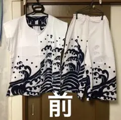 浴衣リメイク　セットアップ　男女兼用　LL ハンドメイド　特別価格にて^ ^