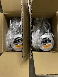 キトー チェーンブロック 1.0t CX010L 2セット