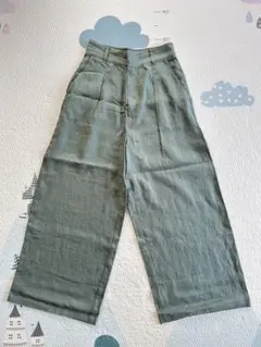 LA MARINE FRANCAISE 麻　タックワイドパンツ
