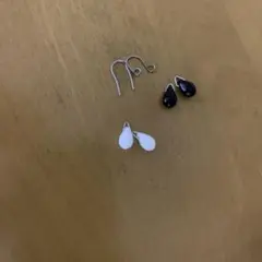 チェコガラスのピアスチャーム