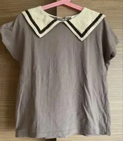 ペアマノン　襟が可愛いTシャツ