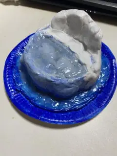 樹脂粘土アート　「北極ケーキ」