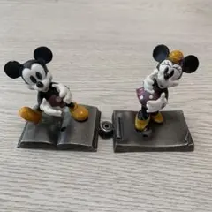 レトロ品　ミッキーとミニー フィギュアセット