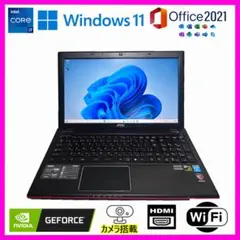 MSIゲーミングノートパソコン/i7/1TB/Windows 11/Office