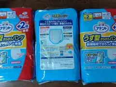 アテント うす型パンツ 男女共用 L~LL 16枚+2枚(3パック)合計54枚