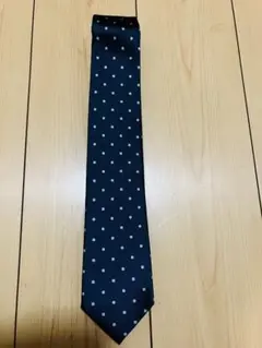新品未使用 CORTESSE ネクタイ ネイビー ドット柄　シルク　絹100%