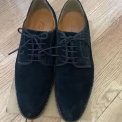 メンズ　ハッシュパピー　スウェード　シューズ　靴　パンプス　ブラック