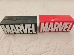 MARVEL ミニライト 黒と赤のセット