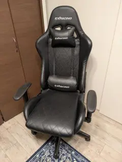 [引き取り限定]EXRACING ゲーミングチェア ブラック