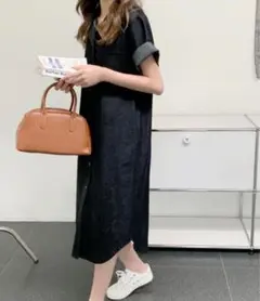 ABITOKYO　デニムライクシャツオーバーワンピース