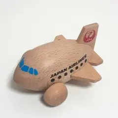 JAL ノベルティ 木製 飛行機型 おもちゃ