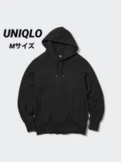 ◆ UNIQLO ユニクロ　スウェット　プルパーカ　ブラック　M（長袖）