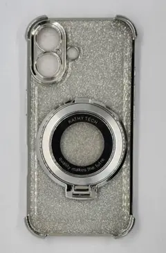 iPhone16ソフトケース　シルバー