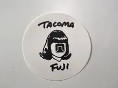 タコマフジレコード TACOMA FUJI RECORDS ステッカー 白x黒