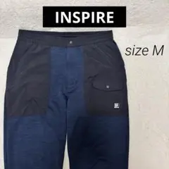 インスパイア　 ストレッチ パンツ　ネイビー　Mサイズ　前ポケ有　ゴルフ